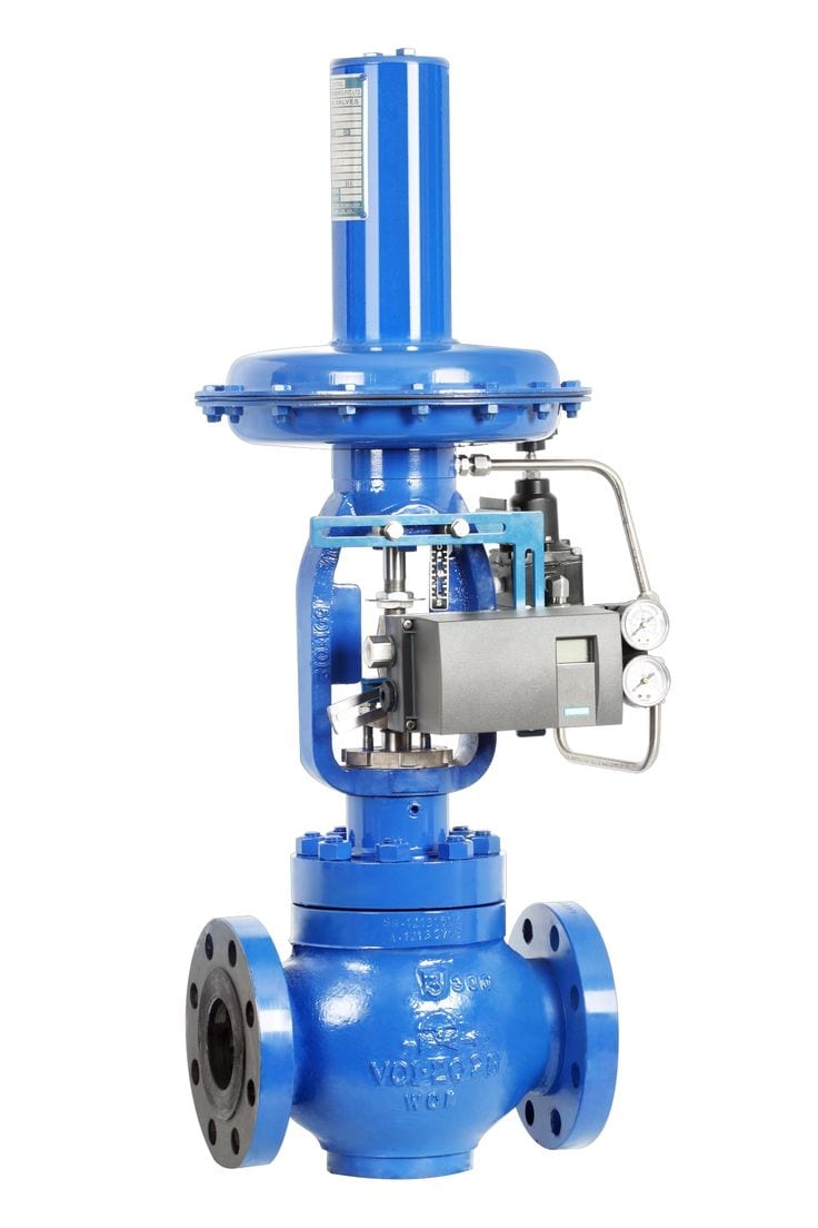 Control Valve with Pneumatic Positioner